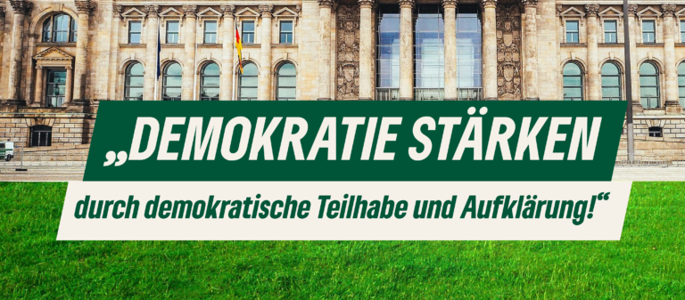 Demokratie stärken durch demokratische Teilhabe und Aufklärung