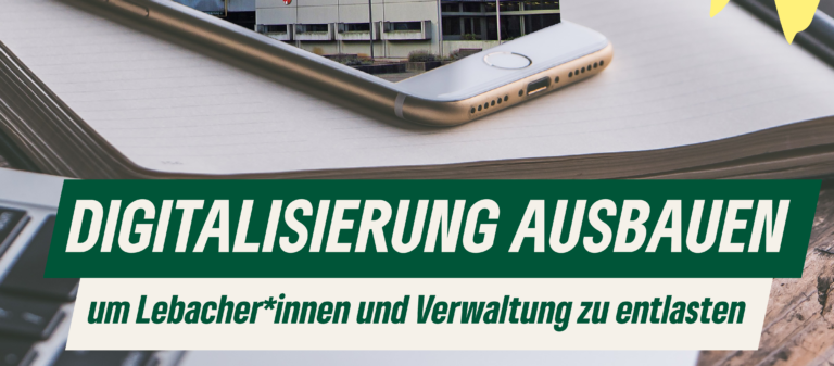 Digitalisierung ausbauen, um Lebacher*innen und Verwaltung zu entlasten